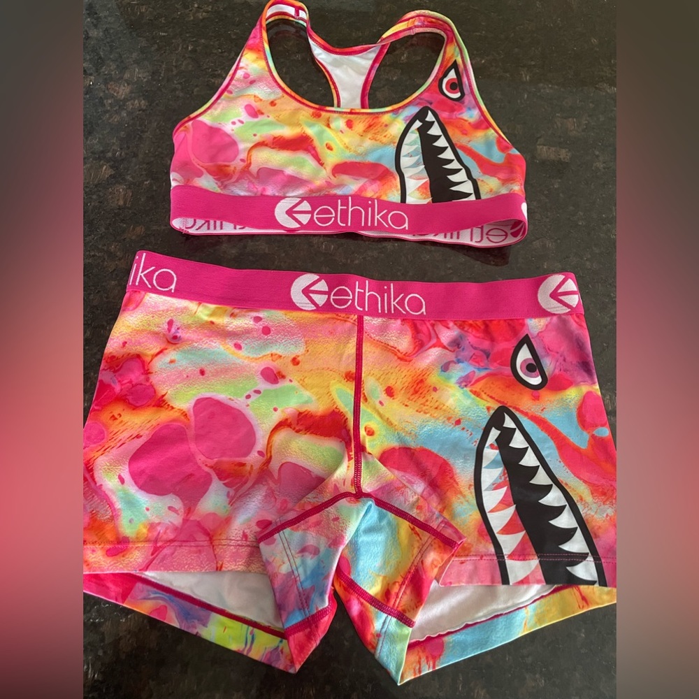Ethika Sports Bra Shorts Set